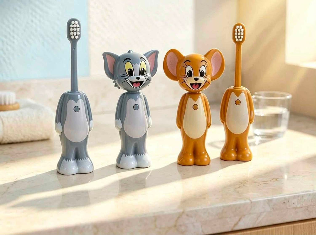 TOM & JERRY Kids TOOTHBRUSH - Fun & Cute for Babies