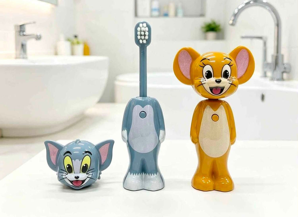 TOM & JERRY Kids TOOTHBRUSH - Fun & Cute for Babies